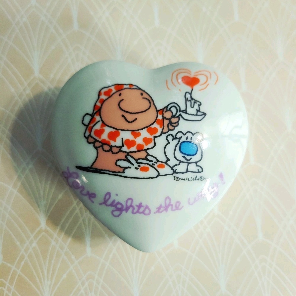 Vintage Ziggy American Greetings Heart-shaped Candle Rose Scented 80s‎